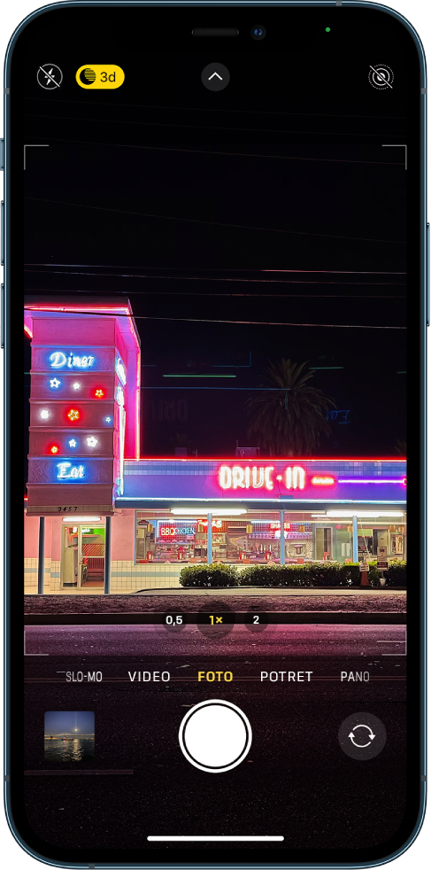 Mengambil foto mode Malam dengan kamera iPhone Kamu