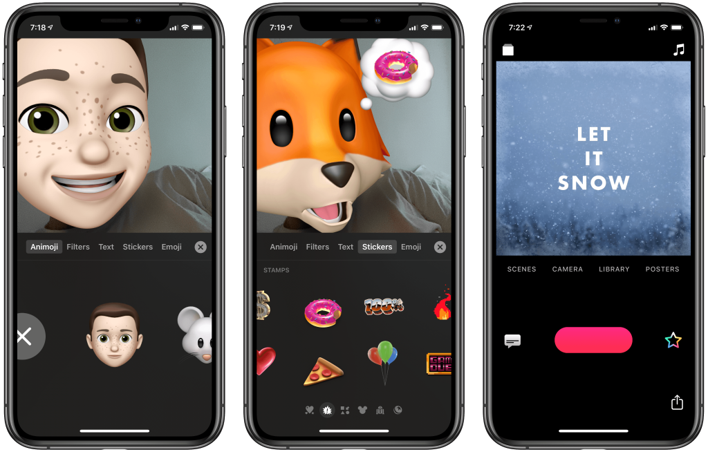 FaceTime Memoji