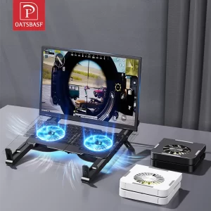 Foldable Laptop Stand Portable Cooling Fan Heat Dissipation For Macbook Air Pro iPad HP DELL Tablet