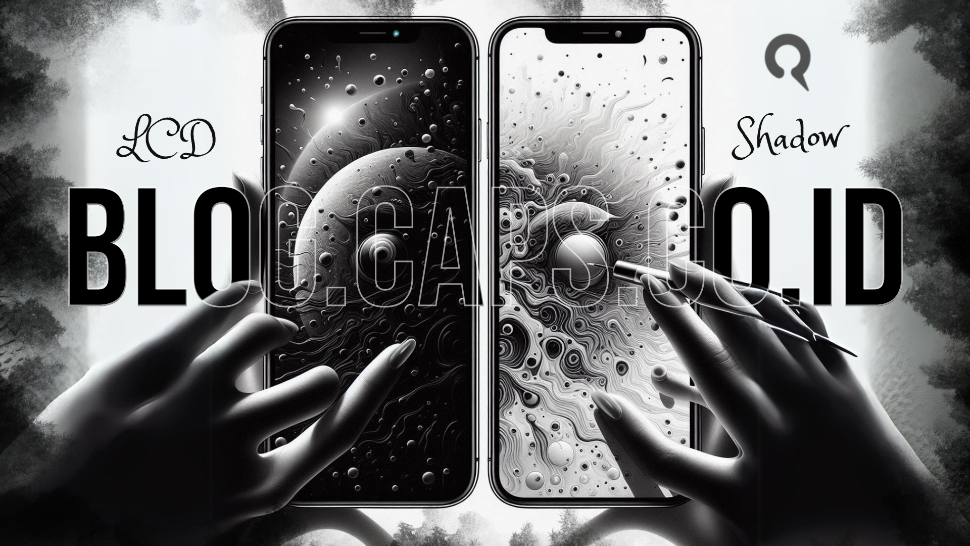 iPhone Muncul Shadow Hitam/Putih