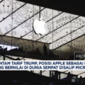Gara-Gara Tarif Trump, Posisi Apple Sempat Disalip Microsoft